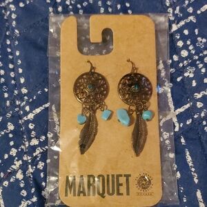 Turquoise Dreamcatcher Earrings